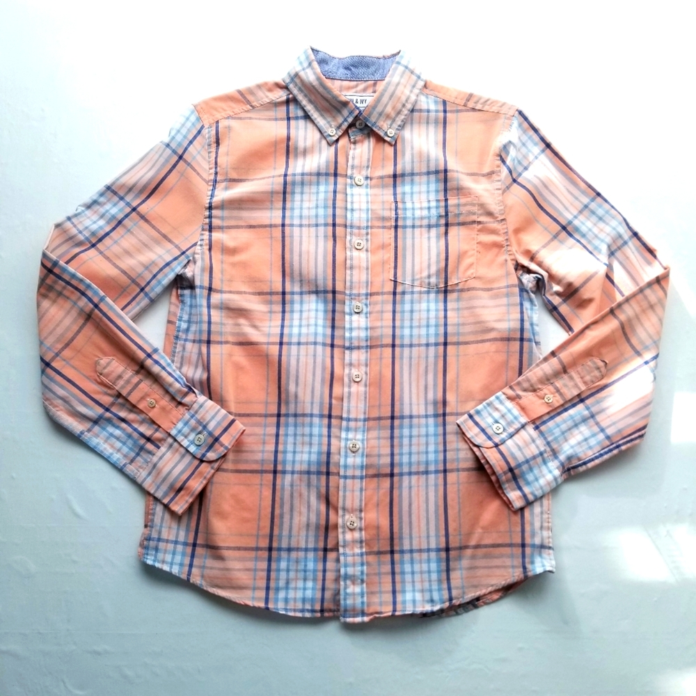 Crown & Ivy womens shirt long Sleeves size L
